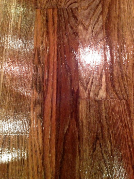 Hardwood floor finish
