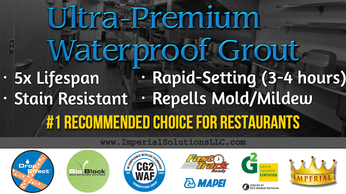 ultra pemium waterproof grout